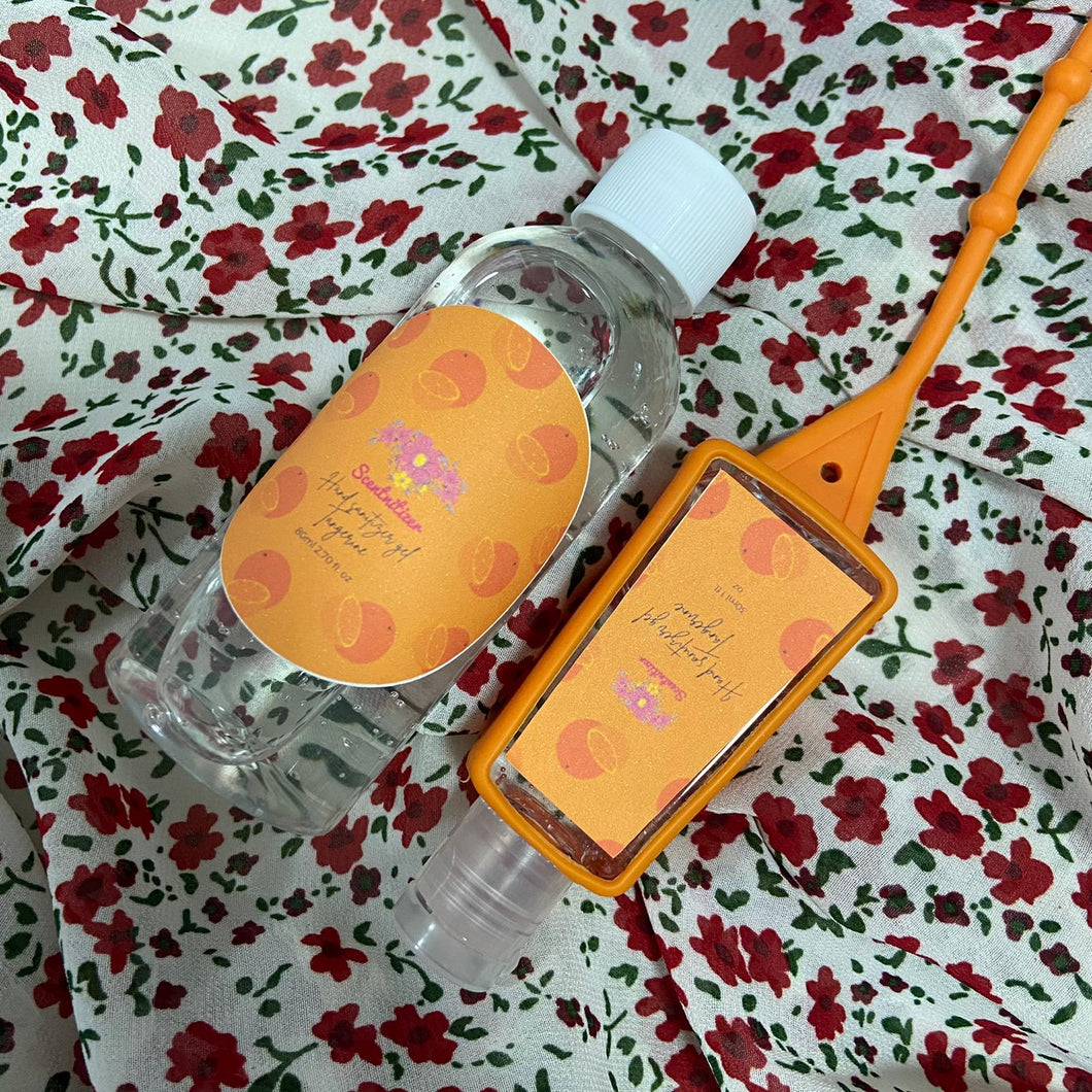 Tangerine Scented Hand Sanitizer & Refill Bottle