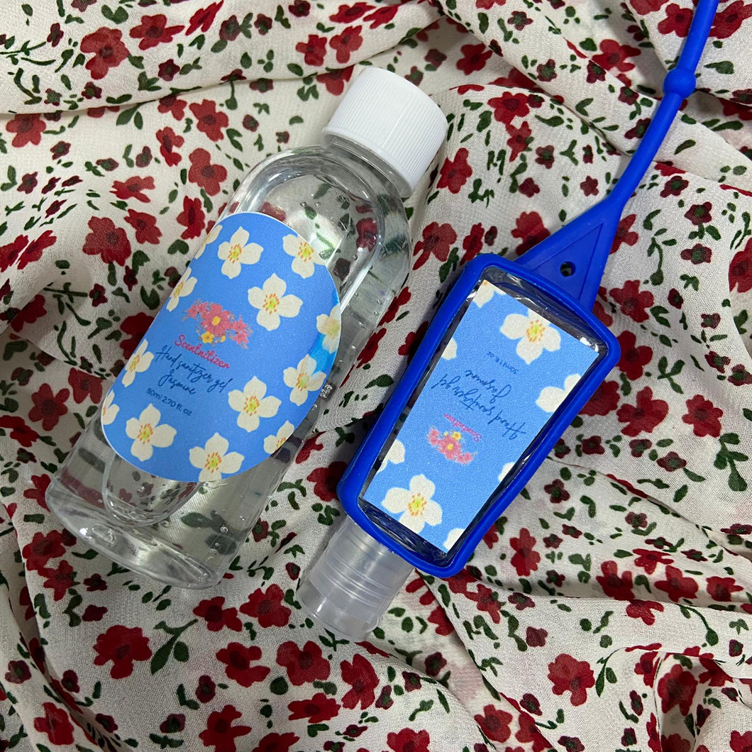 Jasmine Scented Hand Sanitizer & Refill Bottle
